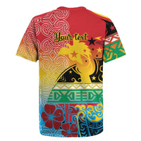 Personalised Torba PNG Day Rugby Jersey Oro Tapa Pattern - Polynesian Pride