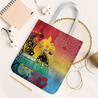 Personalised Torba PNG Day Tote Bag Oro Tapa Pattern - Polynesian Pride