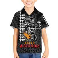 Aloha Spirit Ikaika Warrior Helmet Family Matching Tank Maxi Dress and Hawaiian Shirt