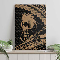 Ikaika Hawaiian Mythic Koa Tribal Warrior Canvas Wall Art LT9 - Polynesian Pride