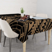 Ikaika Hawaiian Mythic Koa Tribal Warrior Tablecloth LT9 - Polynesian Pride