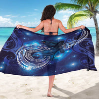 North Island Kokako and South Island Kokako Sarong New Zealand Native Bird with Galaxy Vibe