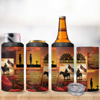 ANZAC Day Film Reel Lest We Forget 4 in 1 Can Cooler Tumbler Australia NZ Memorial
