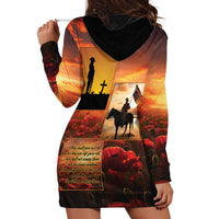ANZAC Day Film Reel Lest We Forget Hoodie Dress Australia NZ Memorial LT9 - Polynesian Pride