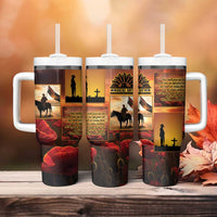 ANZAC Day Film Reel Lest We Forget Tumbler With Handle Australia NZ Memorial
