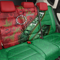 Personalised Cook Islands ANZAC 1915-2026 Filmstrip Back Car Seat Cover Lest We Forget 25 April LT9 - Polynesian Pride