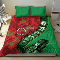 Personalised Cook Islands ANZAC 1915-2026 Filmstrip Bedding Set Lest We Forget 25 April