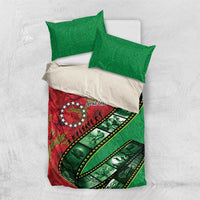 Personalised Cook Islands ANZAC 1915-2026 Filmstrip Bedding Set Lest We Forget 25 April