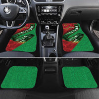 Personalised Cook Islands ANZAC 1915-2026 Filmstrip Car Mats Lest We Forget 25 April