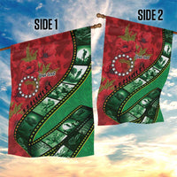 Personalised Cook Islands ANZAC 1915-2026 Filmstrip Garden Flag Lest We Forget 25 April LT9 - Polynesian Pride