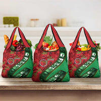 Personalised Cook Islands ANZAC 1915-2026 Filmstrip Grocery Bag Lest We Forget 25 April
