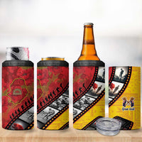 Personalised Niue ANZAC 1915-2026 Filmstrip 4 in 1 Can Cooler Tumbler Lest We Forget 25 April LT9 - Polynesian Pride