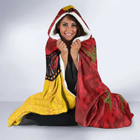 Personalised Niue ANZAC 1915-2026 Filmstrip Hooded Blanket Lest We Forget 25 April LT9 - Polynesian Pride