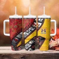 Personalised Niue ANZAC 1915-2026 Filmstrip Tumbler With Handle Lest We Forget 25 April LT9 - Polynesian Pride