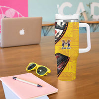 Personalised Niue ANZAC 1915-2026 Filmstrip Tumbler With Handle Lest We Forget 25 April LT9 - Polynesian Pride