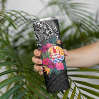 Tahiti Island Skinny Tumbler French Polynesian Tropical LT9 - Polynesian Pride