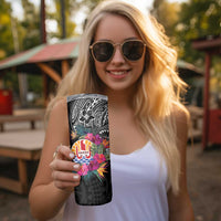 Tahiti Island Skinny Tumbler French Polynesian Tropical LT9 - Polynesian Pride