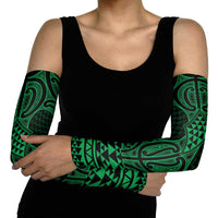 Kakariki Maori Ta Moko Poutama Art Arm Sleeves - Polynesian Pride