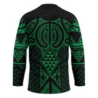 Kakariki Maori Ta Moko Poutama Art Hockey Jersey - Polynesian Pride