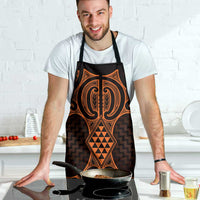 Karaka Maori Ta Moko Poutama Art Apron - Polynesian Pride
