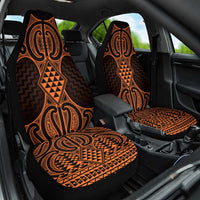 Karaka Maori Ta Moko Poutama Art Car Seat Cover