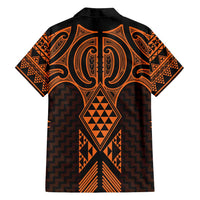 Karaka Maori Ta Moko Poutama Art Family Matching Puletasi and Hawaiian Shirt LT9 - Polynesian Pride