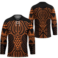 Karaka Maori Ta Moko Poutama Art Hockey Jersey LT9 - Polynesian Pride