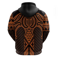 Karaka Maori Ta Moko Poutama Art Hoodie