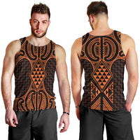 Karaka Maori Ta Moko Poutama Art Men Tank Top