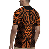 Karaka Maori Ta Moko Poutama Art Rugby Jersey LT9 - Polynesian Pride