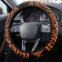 Karaka Maori Ta Moko Poutama Art Steering Wheel Cover LT9 - Polynesian Pride