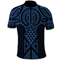 Kikorangi Maori Ta Moko Poutama Art Polo Shirt