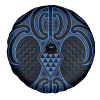 Kikorangi Maori Ta Moko Poutama Art Spare Tire Cover