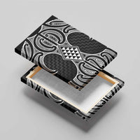 Ma Maori Ta Moko Poutama Art Canvas Wall Art
