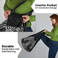 Ma Maori Ta Moko Poutama Art Grocery Bag