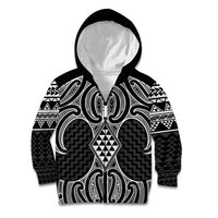 Ma Maori Ta Moko Poutama Art Kid Hoodie