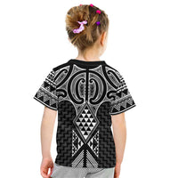 Ma Maori Ta Moko Poutama Art Kid T Shirt LT9 - Polynesian Pride