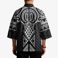 Ma Maori Ta Moko Poutama Art Kimono - Polynesian Pride