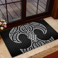 Ma Maori Ta Moko Poutama Art Rubber Doormat