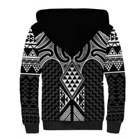 Ma Maori Ta Moko Poutama Art Sherpa Hoodie