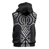 Ma Maori Ta Moko Poutama Art Sleeveless Hoodie - Polynesian Pride