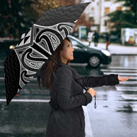 Ma Maori Ta Moko Poutama Art Umbrella - Polynesian Pride