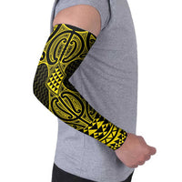Mahi-dawg Maori Ta Moko Poutama Art Arm Sleeves - Polynesian Pride