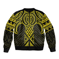 Mahi-dawg Maori Ta Moko Poutama Art Bomber Jacket LT9 - Polynesian Pride