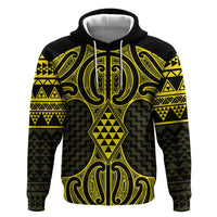 Mahi-dawg Maori Ta Moko Poutama Art Hoodie