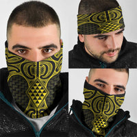 Mahi-dawg Maori Ta Moko Poutama Art Neck Gaiter - Polynesian Pride