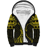 Mahi-dawg Maori Ta Moko Poutama Art Sherpa Hoodie