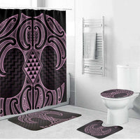 Mawhero Maori Ta Moko Poutama Art Bathroom Set - Polynesian Pride
