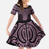 Mawhero Maori Ta Moko Poutama Art Family Matching Puletasi and Hawaiian Shirt