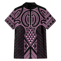 Mawhero Maori Ta Moko Poutama Art Family Matching Tank Maxi Dress and Hawaiian Shirt LT9 - Polynesian Pride